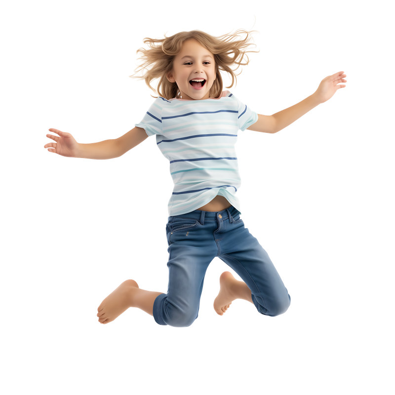 bambina felice Jungle Jump Roma regali